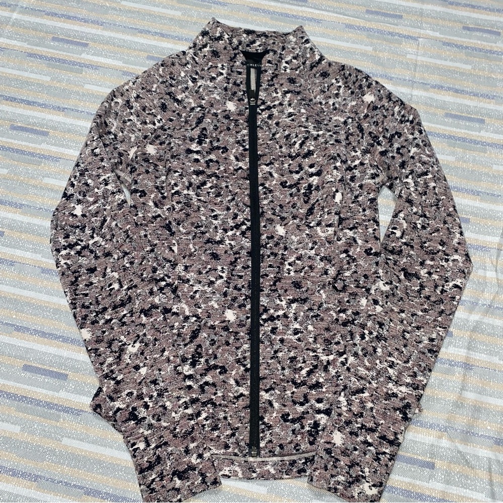 Athleta‎ Womens Salutation Brush Strokes Full Zip Jacket XS